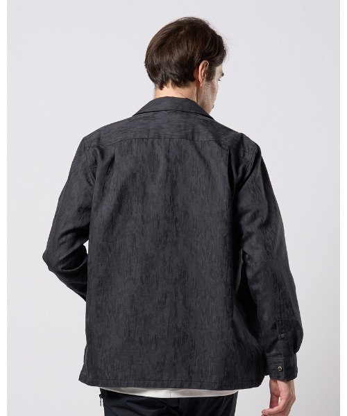 wjk(ダヴルジェイケイ)の「jacquard open collar shirt(シャツ/ブラウス・メンズ・アイボリー/ブラック・SMALL/MEDIUM/LARGE/X-LARGE)」の12枚目の写真