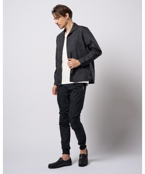 wjk(ダヴルジェイケイ)の「jacquard open collar shirt(シャツ/ブラウス・メンズ・アイボリー/ブラック・SMALL/MEDIUM/LARGE/X-LARGE)」の17枚目の写真