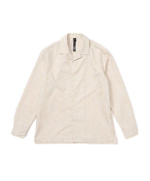 wjk(ダヴルジェイケイ)の「jacquard open collar shirt(シャツ/ブラウス・メンズ・アイボリー/ブラック・SMALL/MEDIUM/LARGE/X-LARGE)」の4枚目の写真