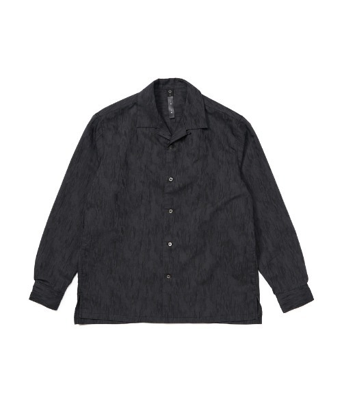 wjk(ダヴルジェイケイ)の「jacquard open collar shirt(シャツ/ブラウス・メンズ・アイボリー/ブラック・SMALL/MEDIUM/LARGE/X-LARGE)」の5枚目の写真