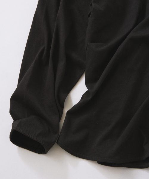 JOURNAL STANDARD relume（ジャーナルスタンダード　レリューム）の「レイヤードラウンド ロングスリーブ Tシャツ（Tシャツ/カットソー・メンズ・ホワイト/ブラック/グレー・SMALL/MEDIUM/LARGE）」の8枚目の写真