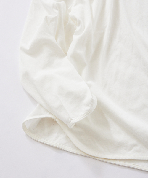 JOURNAL STANDARD relume（ジャーナルスタンダード　レリューム）の「レイヤードラウンド ロングスリーブ Tシャツ（Tシャツ/カットソー・メンズ・ホワイト/ブラック/グレー・SMALL/MEDIUM/LARGE）」の19枚目の写真