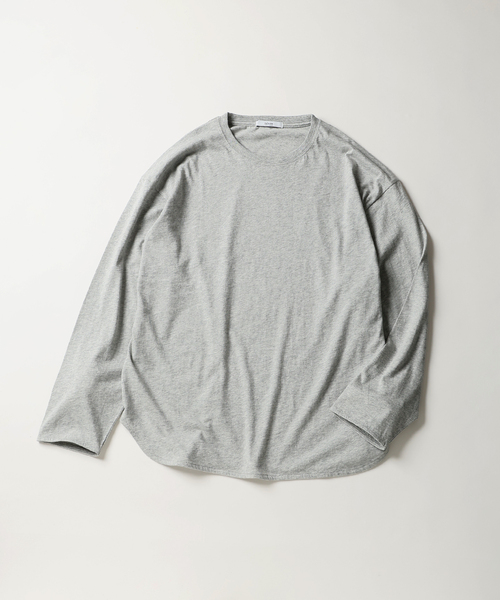 JOURNAL STANDARD relume（ジャーナルスタンダード　レリューム）の「レイヤードラウンド ロングスリーブ Tシャツ（Tシャツ/カットソー・メンズ・ホワイト/ブラック/グレー・SMALL/MEDIUM/LARGE）」の14枚目の写真