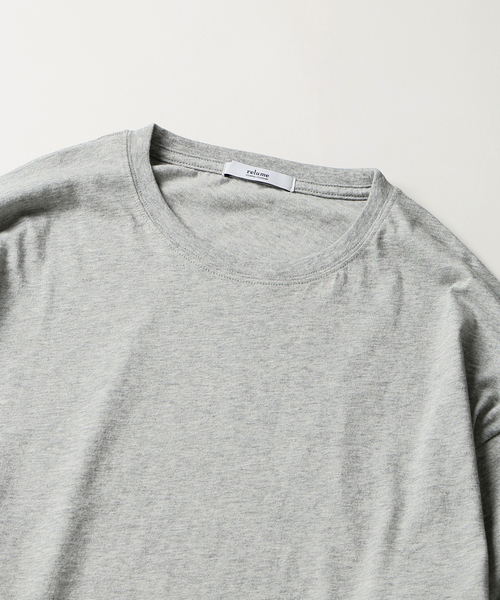 JOURNAL STANDARD relume（ジャーナルスタンダード　レリューム）の「レイヤードラウンド ロングスリーブ Tシャツ（Tシャツ/カットソー・メンズ・ホワイト/ブラック/グレー・SMALL/MEDIUM/LARGE）」の15枚目の写真