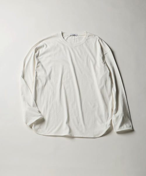 JOURNAL STANDARD relume（ジャーナルスタンダード　レリューム）の「レイヤードラウンド ロングスリーブ Tシャツ（Tシャツ/カットソー・メンズ・ホワイト/ブラック/グレー・SMALL/MEDIUM/LARGE）」の16枚目の写真