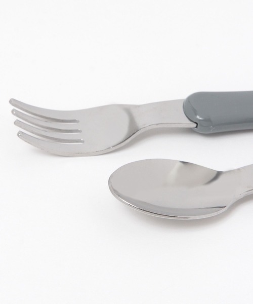 LAKOLE(ラコレ)の「【らこれキッズ】ブロックロゴカトラリートリオセット /599201(カトラリー・キッズ・アイボリー/チャコール・FREE)」の8枚目の写真