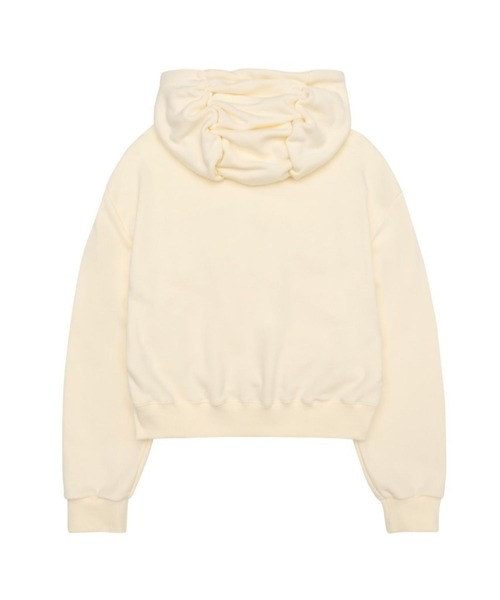 AMESWORLDWIDE（アメスワールドワイド）の「AMES WORLDWIDE／シャーリングフーディ―（パーカー・レディース・クリーム/ブラック・FREE）」の6枚目の写真