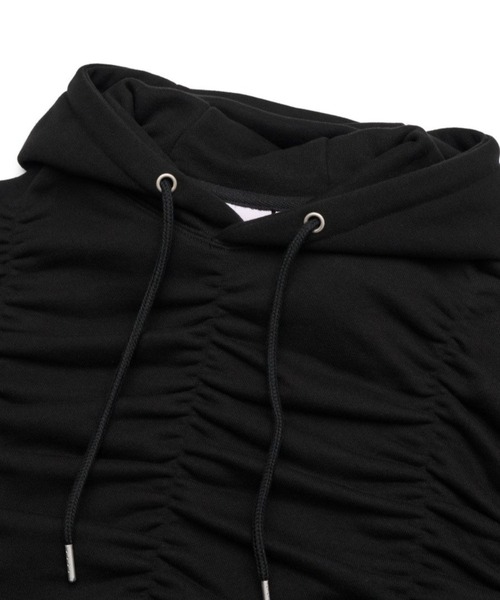 AMESWORLDWIDE（アメスワールドワイド）の「AMES WORLDWIDE／シャーリングフーディ―（パーカー・レディース・クリーム/ブラック・FREE）」の5枚目の写真