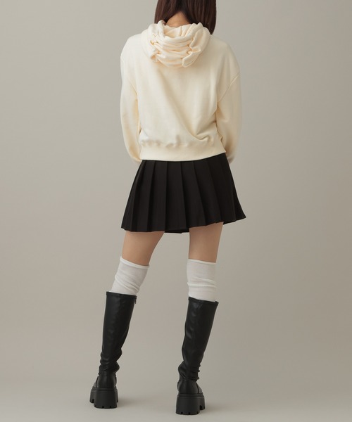 AMESWORLDWIDE（アメスワールドワイド）の「AMES WORLDWIDE／シャーリングフーディ―（パーカー・レディース・クリーム/ブラック・FREE）」の13枚目の写真