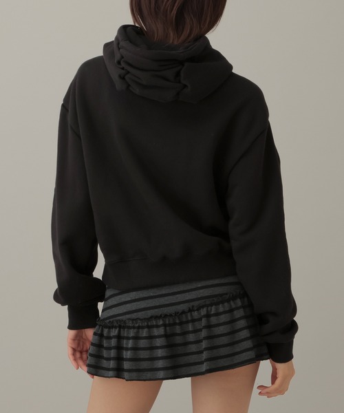 AMESWORLDWIDE（アメスワールドワイド）の「AMES WORLDWIDE／シャーリングフーディ―（パーカー・レディース・クリーム/ブラック・FREE）」の20枚目の写真