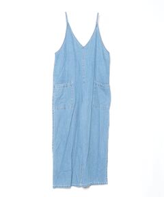 セール】デニムオールインワン（つなぎ/オールインワン