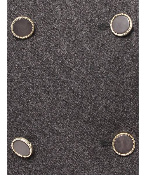 RESEXXY（リゼクシー）の「ダブルブレストショートコート【セットアップ着用可能】（その他アウター・レディース・グレー/チャコールグレー/ホワイト・FREE）」の8枚目の写真