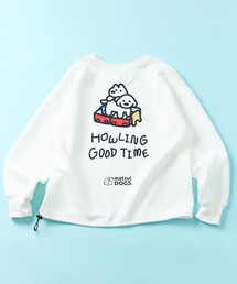 FREAK'S STORE（フリークスストア）の「matsui×FREAK'S STORE/マツイ×フリークスストア 別注「トラベル」ドローコード バックプリント クルーネックスウェット（スウェット・レディース）」