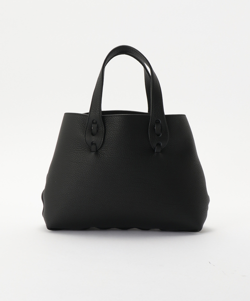 il micio(イル ミーチョ)の「IL MICIO(イルミーチョ) Pleats Tote S(トートバッグ・メンズ・ブラック・FREE)」の6枚目の写真