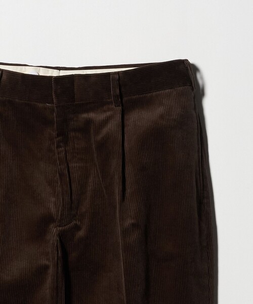 Steven Alan(スティーブンアラン)の「<J.PRESS ORIGINALS × Steven Alan> CORD 1P TRS/パンツ(スラックス・メンズ・ダークブラウン/ブラック・34inch/30inch/32inch)」の4枚目の写真