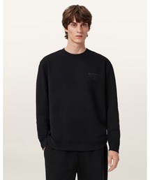 ALLSAINTS（オールセインツ）の「UNDERGROUND RELAXED FIT CREW NECK SWEATSHIRT | アンダーグラウンド リラックス フィット クルー ネック スウェットシャツ（スウェット）」