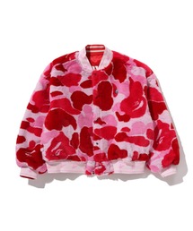 A BATHING APE | ABC CAMO MULTI LOGO REVERSIBLE VARSITY JACKET(スタジャン)