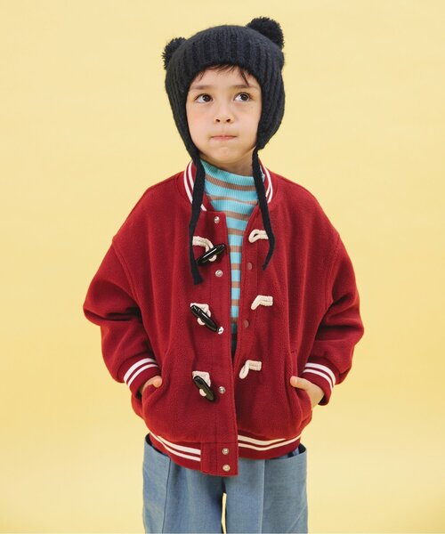 BREEZE（ブリーズ）の「【WEB限定/ジュニア対応】ボーダーリブロンT（Tシャツ/カットソー・キッズ・グリーン/ピンク/ブルー/オフホワイト・90/100/110/120/130/140）」の19枚目の写真