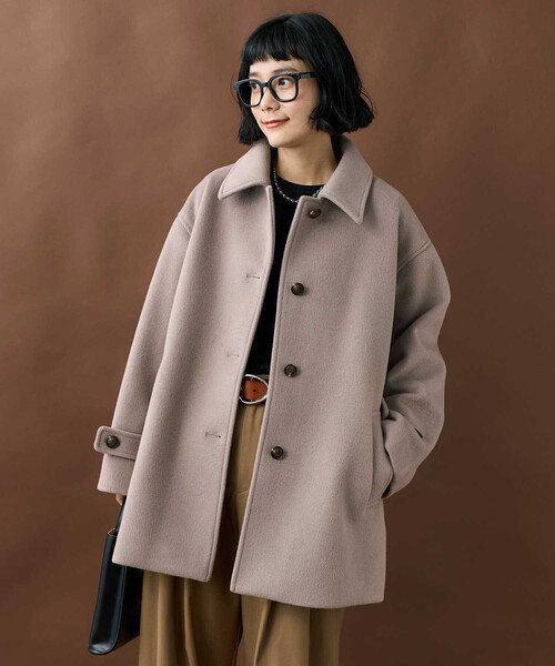 ビーバーミドルコート（ステンカラーコート）｜FREAK'S STORE