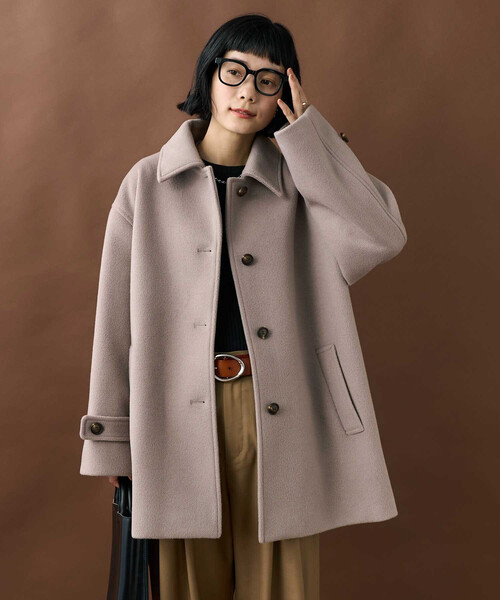 ビーバーミドルコート（ステンカラーコート）｜FREAK'S STORE