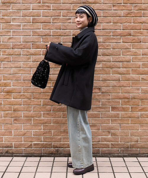 ★新品タグ付き★ ビーバー ステンカラーショートコート/ミドルコート FREAK'S STORE｜ビーバーミドルコート/ステンカラーコート 25AW