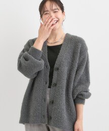 SHOO・LA・RUE | 【S-LL】思わず触れたくなる ふわふわ Vネックニットカーディガン(カーディガン/ボレロ)