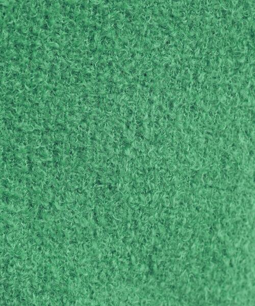 SHOO・LA・RUE（シューラルー）の「【S-LL】思わず触れたくなる ふわふわ Vネックニットカーディガン（カーディガン/ボレロ・レディース・ピンク系/グリーン/チャコールグレー/ライトベージュ・04/03/02/01）」の15枚目の写真