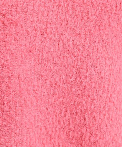 SHOO・LA・RUE（シューラルー）の「【S-LL】思わず触れたくなる ふわふわ Vネックニットカーディガン（カーディガン/ボレロ・レディース・ピンク系/グリーン/チャコールグレー/ライトベージュ・04/03/02/01）」の11枚目の写真