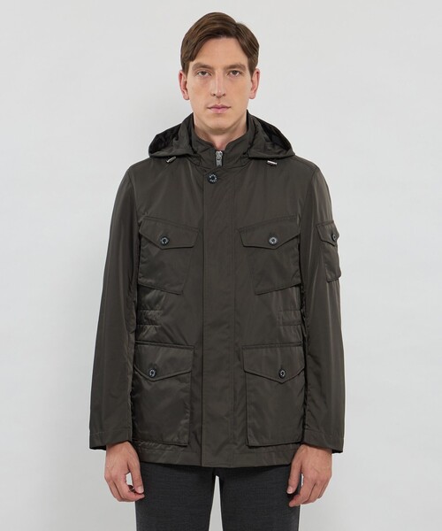 MACKINTOSH LONDON(マッキントッシュ ロンドン)の「【BERWICK】高密度ポリエステルブルソン(ブルゾン・メンズ・チャコールグレー/グリーン系その他5・38/42/40)」の6枚目の写真