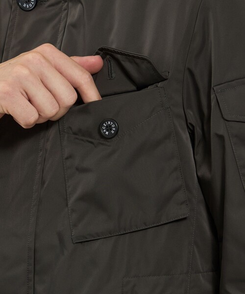 MACKINTOSH LONDON(マッキントッシュ ロンドン)の「【BERWICK】高密度ポリエステルブルソン(ブルゾン・メンズ・チャコールグレー/グリーン系その他5・38/42/40)」の13枚目の写真