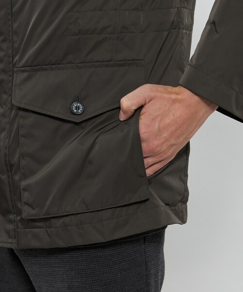 MACKINTOSH LONDON(マッキントッシュ ロンドン)の「【BERWICK】高密度ポリエステルブルソン(ブルゾン・メンズ・チャコールグレー/グリーン系その他5・38/42/40)」の15枚目の写真