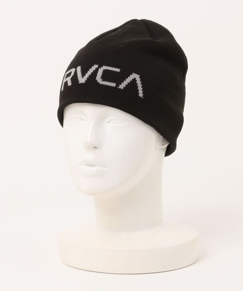 RVCA（ルーカ）の「RVCA BIG RVCA SINGLE BEANIE（ニットキャップ/ビーニー・メンズ・ブラック・FREE）」の5枚目の写真