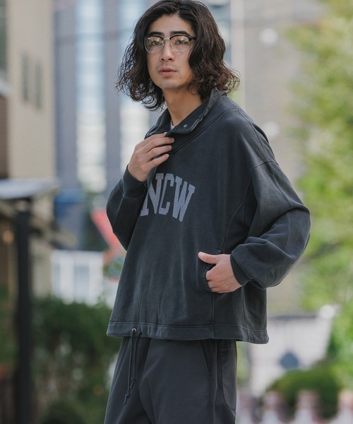 REMI RELIEF/レミレリーフ UNCW SP加工 ワイドシルエット スタンド