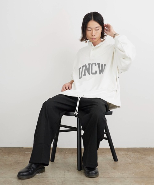 REMI RELIEF/レミレリーフ UNCW SP加工 ワイドシルエット スタンド