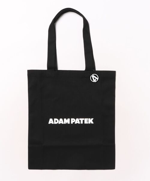 ADAM PATEK(アダムパテック)の「【RES】【ADAMPATEK】basic logo daily tote/ベーシックロゴデイリートート(AP2519039)(トートバッグ・レディース・ブラック・FREE)」の1枚目の写真