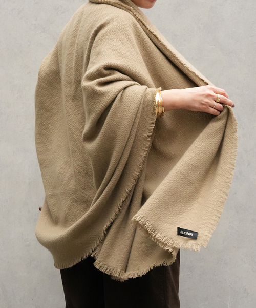 Deuxieme Classe（ドゥーズィエムクラス）の「*【ALONPI CASHMERE / アロンピ カシミア】STOLE（ストール/ショール・レディース・ホワイト/ブラック/ナチュラル/チャコールグレー/ダークグリーン・FREE）」の21枚目の写真