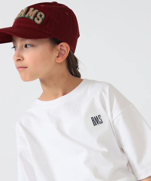 こども ビームス（コドモビームス）の「BEAMS × こども ビームス / ベーシックフィット BMS ロゴ Tシャツ 2026（110～160cm）（Tシャツ/カットソー・キッズ・ブラック/ホワイト・L(150-160)/M(130-140)/S(110-120)）」の9枚目の写真