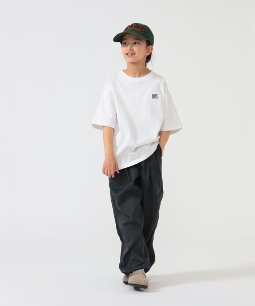 こども ビームス（コドモビームス）の「BEAMS × こども ビームス / ベーシックフィット BMS ロゴ Tシャツ 2026（110～160cm）（Tシャツ/カットソー・キッズ・ブラック/ホワイト・L(150-160)/M(130-140)/S(110-120)）」の10枚目の写真
