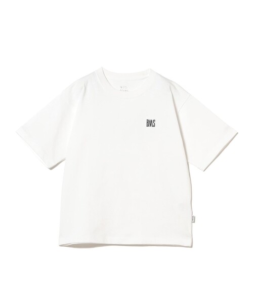 こども ビームス（コドモビームス）の「BEAMS × こども ビームス / ベーシックフィット BMS ロゴ Tシャツ 2026（110～160cm）（Tシャツ/カットソー・キッズ・ブラック/ホワイト・L(150-160)/M(130-140)/S(110-120)）」の15枚目の写真