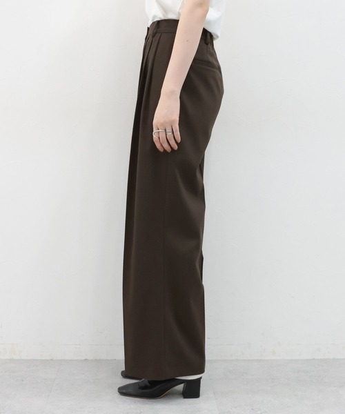 RAGEBLUE（レイジブルー）の「グランパ3タックワイドスラックス（スラックス・レディース・ダークブラウン/ブラック系・MEDIUM/LARGE）」の15枚目の写真