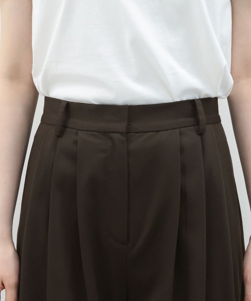 RAGEBLUE（レイジブルー）の「グランパ3タックワイドスラックス（スラックス・レディース・ダークブラウン/ブラック系・MEDIUM/LARGE）」の18枚目の写真