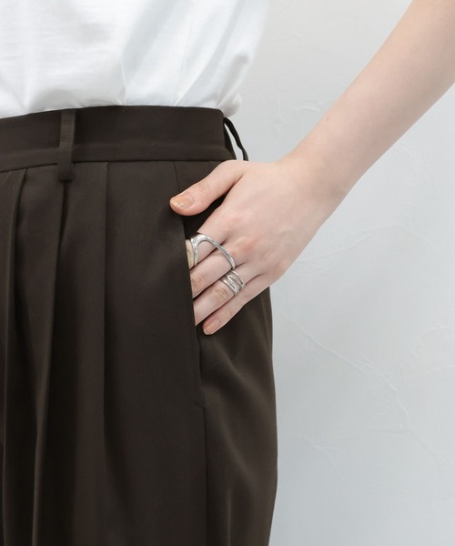 RAGEBLUE（レイジブルー）の「グランパ3タックワイドスラックス（スラックス・レディース・ダークブラウン/ブラック系・MEDIUM/LARGE）」の20枚目の写真