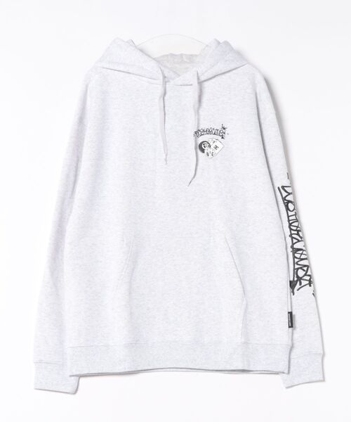 DC SHOES(ディーシーシューズ)の「25 GAME PH/DCバックプリントプルオーバーパーカー・フーディー(パーカー・メンズ・グレー/ブラック×ピンク/ブラック・SMALL/MEDIUM/LARGE/X-LARGE)」の3枚目の写真