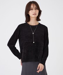【ウォッシャブル】モールヤーン×TEXBRIDプルオーバー