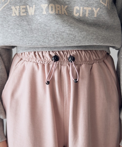 BISKEE（ビスキー）の「サイドリボン サテンカーゴパンツ（カーゴパンツ・キッズ・サックスブルー/ブラック/オフホワイト/ピンク・130cm/140cm/150cm/160cm）」の6枚目の写真