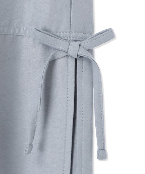 BISKEE（ビスキー）の「サイドリボン サテンカーゴパンツ（カーゴパンツ・キッズ・サックスブルー/ブラック/オフホワイト/ピンク・130cm/140cm/150cm/160cm）」の16枚目の写真