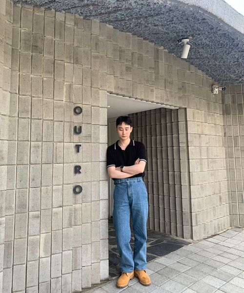 AGOD（エージーオーディー）の「Vネックカラー半袖シャツニット[ブラック]（ニット/セーター・レディース・その他・SMALL/MEDIUM/LARGE）」の11枚目の写真