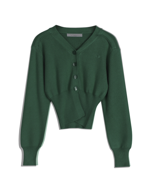 AVANDRESS(アバンドレス )の「Balloon Ribbed Cardigan GREEN(カーディガン/ボレロ・レディース・その他・SMALL/MEDIUM)」の7枚目の写真