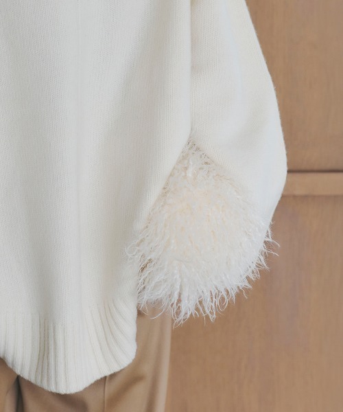 anuans（アニュアンス）の「ECOPELファーバッグ（ハンドバッグ・レディース・アイボリー・FREE）」の5枚目の写真