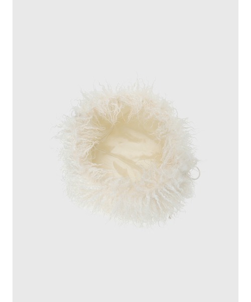 anuans（アニュアンス）の「ECOPELファーバッグ（ハンドバッグ・レディース・アイボリー・FREE）」の10枚目の写真